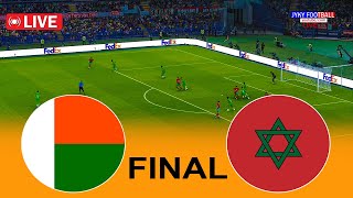 LIVE🔴 Madagaskar vs Morocco FINAL - African Nations Championship 2025 - full football match PES pc