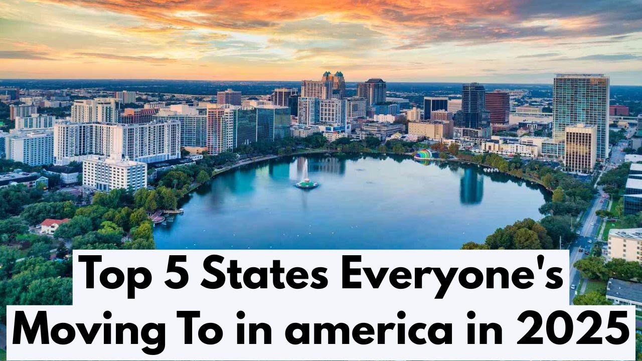 Top 5 States Everyone's Moving To | Best States to Live in 2025 - YouTube