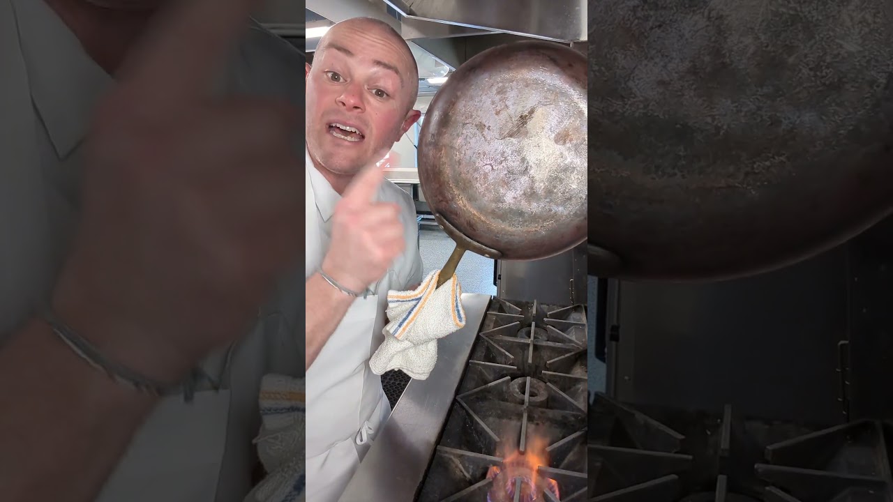 Leidenfrost effect on a stainless pan 