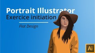 Comment dessiner un portrait d'après photo avec Illustrator [Adobe Illustrator Tutoriel]