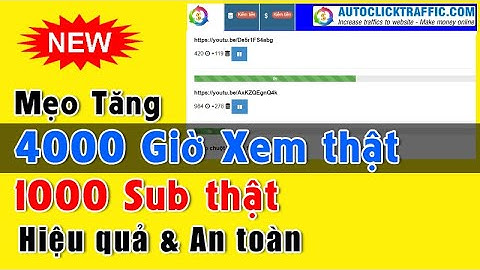 Cách Tăng View Và Sub Trên Youtube Nhanh đạt 1000 Sub và 4000 Giờ Xem để được Bật Kiếm Tiền
