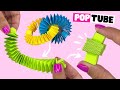 Papier pop tube facile jouet origami fidget