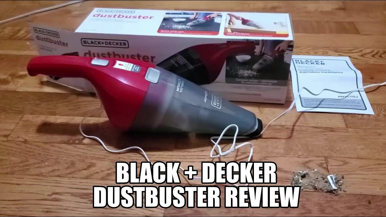 REVIEW Black+Decker Dustbuster QuickClean Cordless Hand held