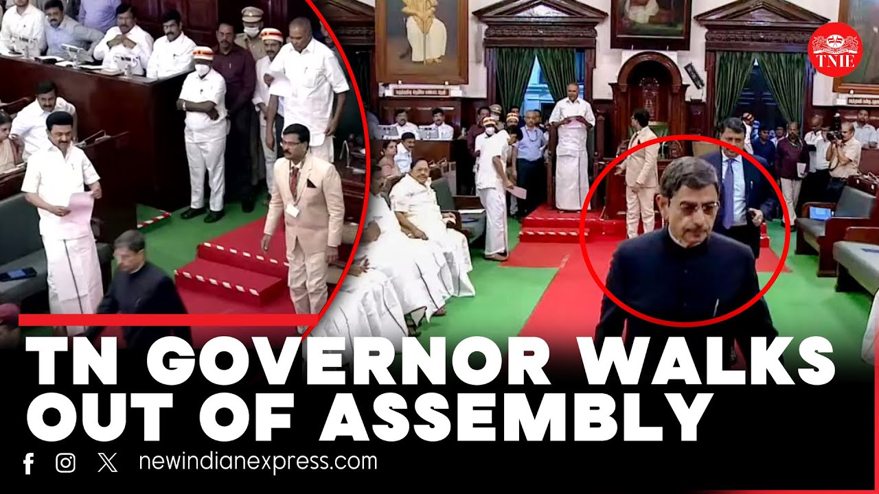 TN Assembly: Governor walks out over “disrespect” of national anthem ...