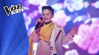 Miniatura del video "Juanse canta Yo No Me Doy Por Vencido | La Voz Kids Colombia 2018"