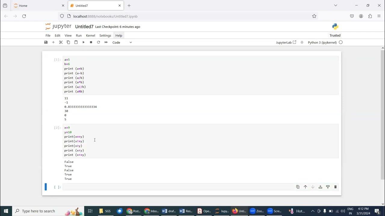 Operators and symbols in python - YouTube