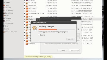 Sharing folder in Ubuntu