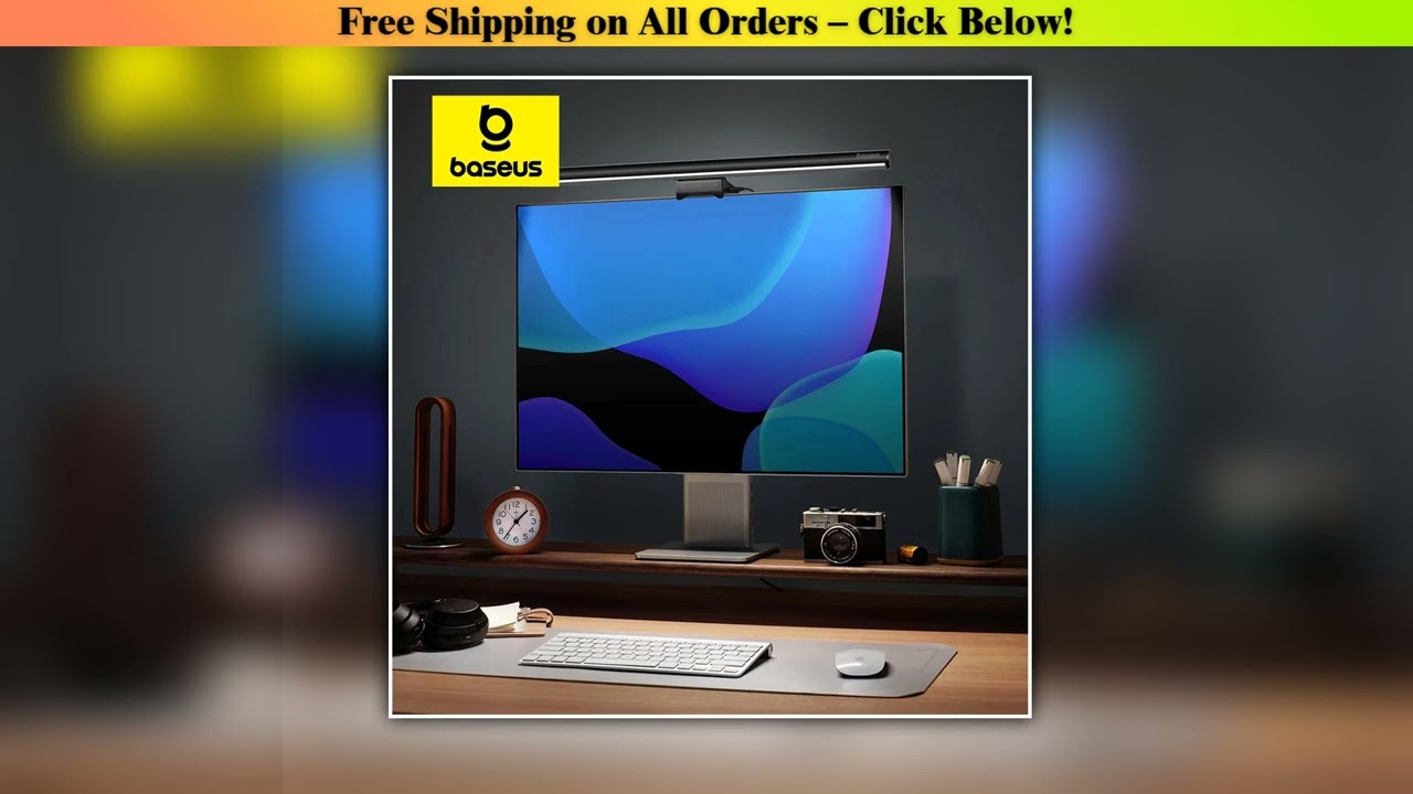 Baseus Screen Light Desk Lamp Computer Light Screen Hanging Light New Table Lamp LCD Monitor