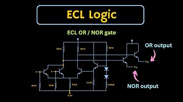 ECL Logic Explained | ECL OR and NOR gate explained