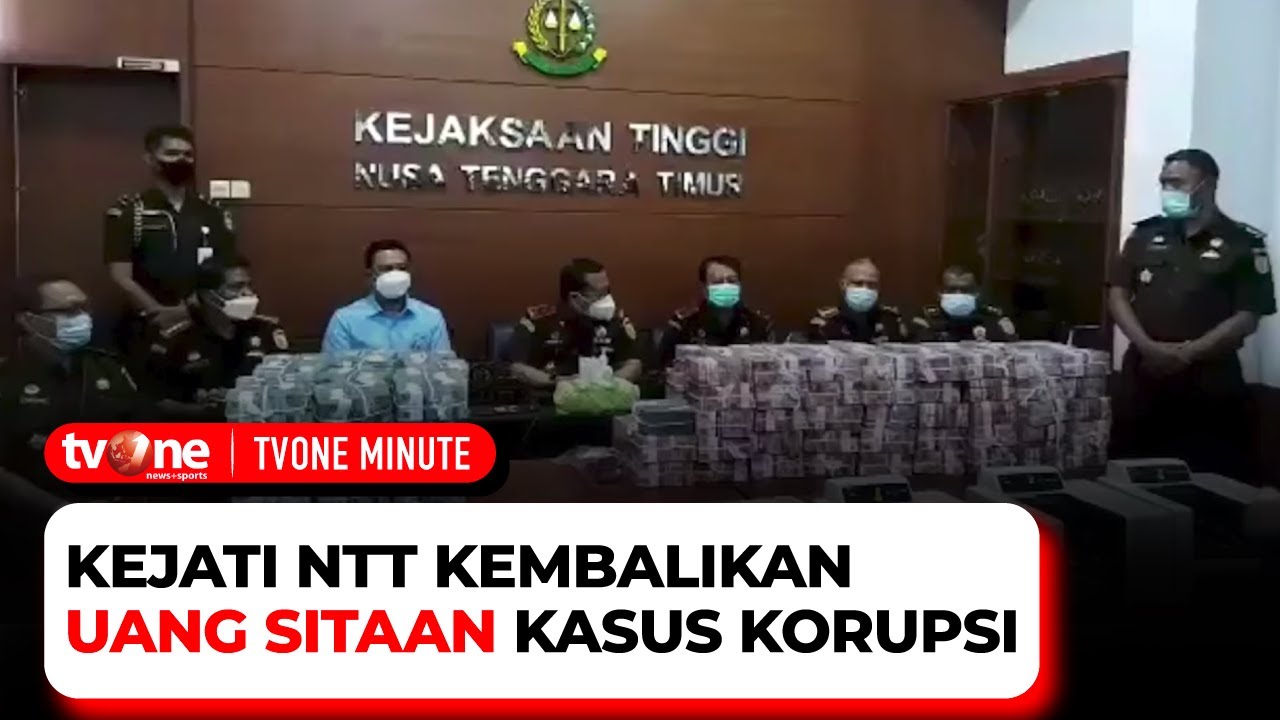 Uang Sitaan Kasus Korupsi Bank NTT Dikembalikan | tvOne Minute