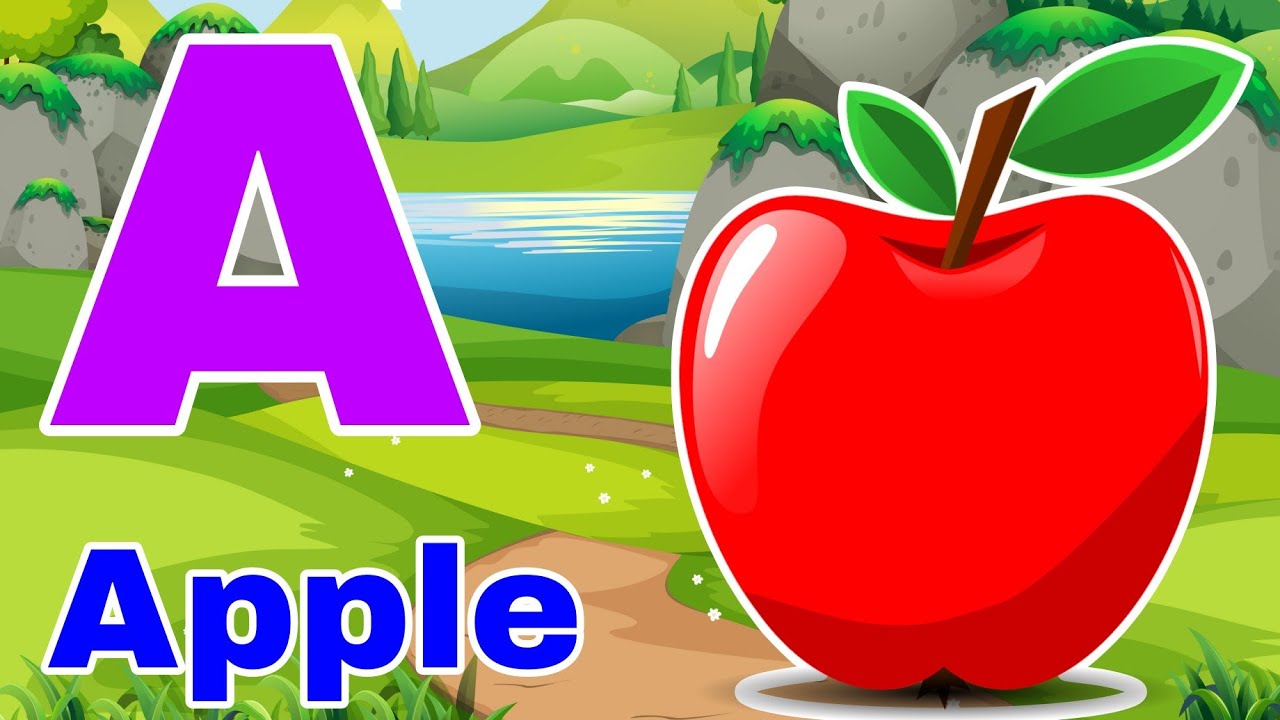 Abc phonics song for kids | A is for Apple 🍎 | B is for ball 🏀 | Abc ...