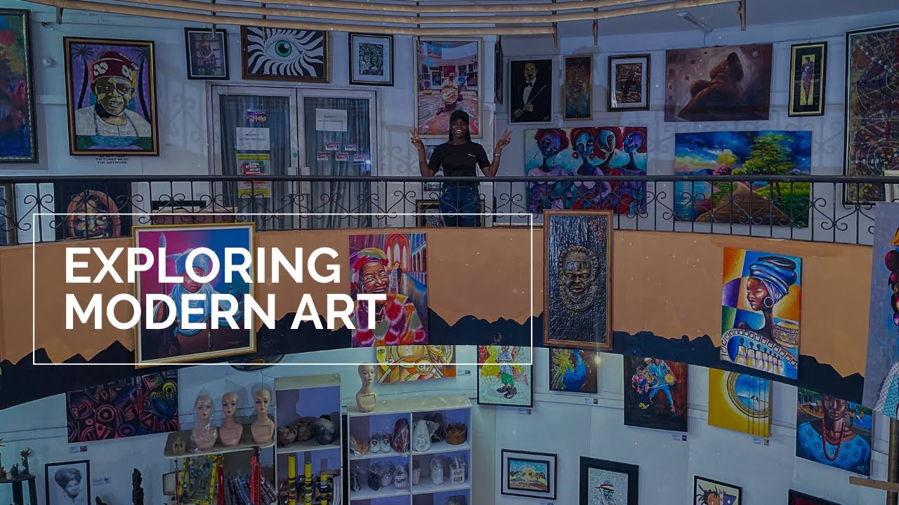The Beauty of Modern Art | Touring an Ibadan Art Gallery 