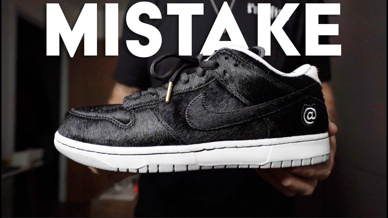 Medicom Toy x Nike SB Dunk Low "Be@rBrick" Unboxing, Review & Resell Price  - YouTube