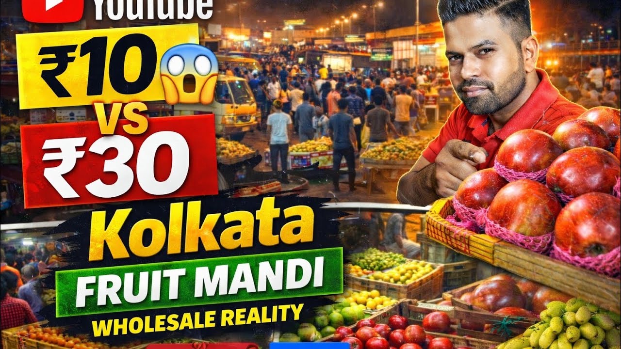 Kolkata Fruit Mandi Reality 😱 Kolkata wholesale fruits market#dailyvlog#wholesalemarket#kolkatavlog 