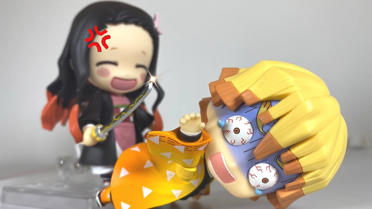 ねんどろいど集合 鬼滅の刃 善逸フィギュア コマ撮り 237 Youtube