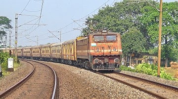 Madly movements of HWH/22338/WAP-4 Locomotive with 13466/Malda Town - Howrah Intercity Express Train