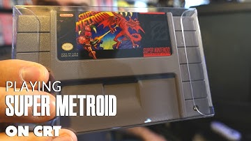 Super Metroid for SNES on a CRT (Memory Lane)