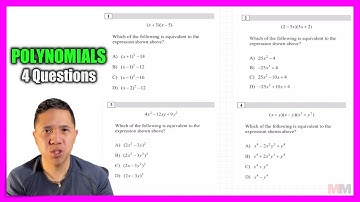4 Question SAT Reivew Passport to Advanced Math Polynomials