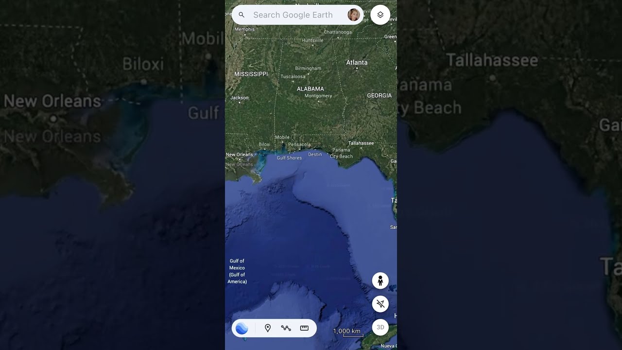 Where Panama City, Florida is Located on Google Earth #shorts #florida #googleearth