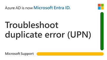 How to troubleshoot duplicate error (UPN) in Microsoft Entra Connect during synchronization