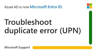 How to troubleshoot duplicate error (UPN) in Microsoft Entra Connect during synchronization screenshot 2