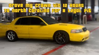 Driving My Cammed Crown Vic 12 HOURS To Buurlz Legal Pit (Had Fun)