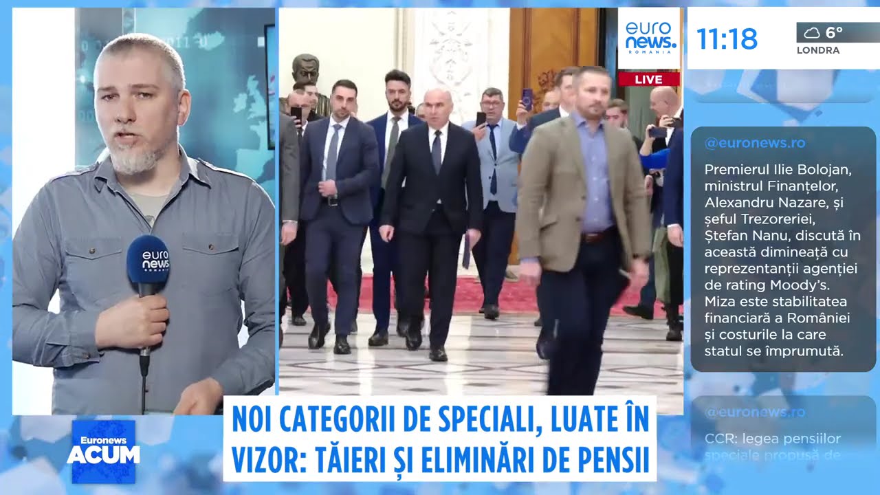 Modificări ale pensiilor speciale: Guvernul planifică reduceri pentru alte categorii Modificări ale pensiilor speciale: Guvernul planifică reduceri pentru alte categorii