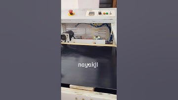 fusing machine belt alignment adjustment new belt fitting #nayakji #fusingmachine