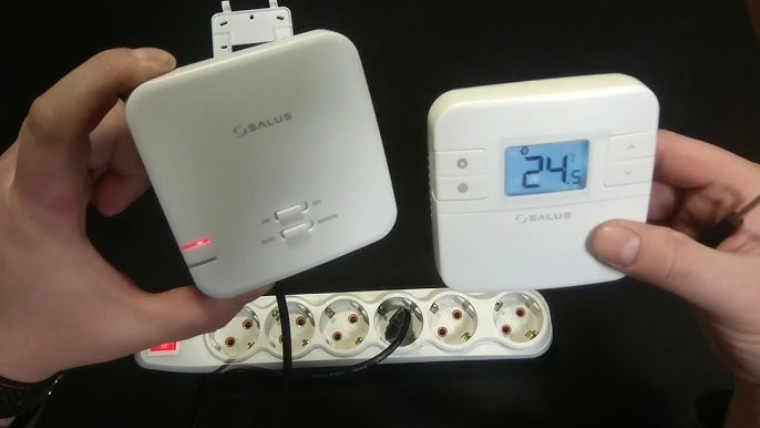 Instalare termostat Salus RT310RF (model 2018) - YouTube
