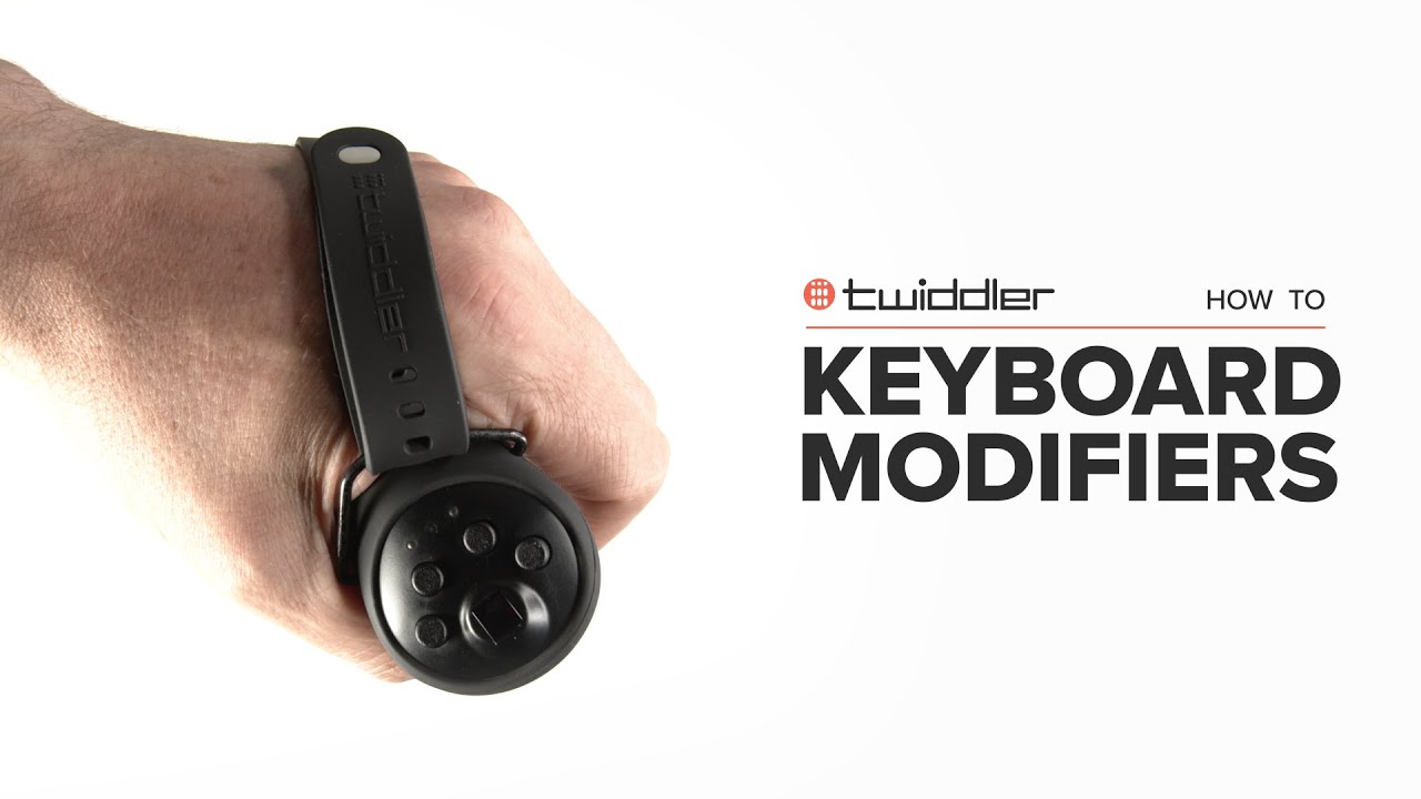 Twiddler Twiddler How To - Keyboard Modifiers - YouTube