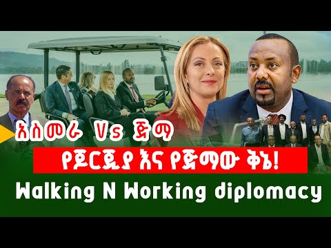 የጆርጂያ እና የጅማው ቅኔ Walking N Working Diplomacy አስመራ Vs ጅማ