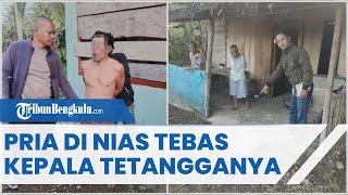 Pria di Nias Tebas Kepala Tetangganya Pakai Parang Cuma Gegara Batu Akik