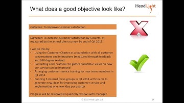 Section 2 - Clarifying and making expectations clear in Performance Management