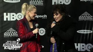 Ann Wilson on the 2018 Rock & Roll Hall of Fame Induction Ceremony Red Carpet
