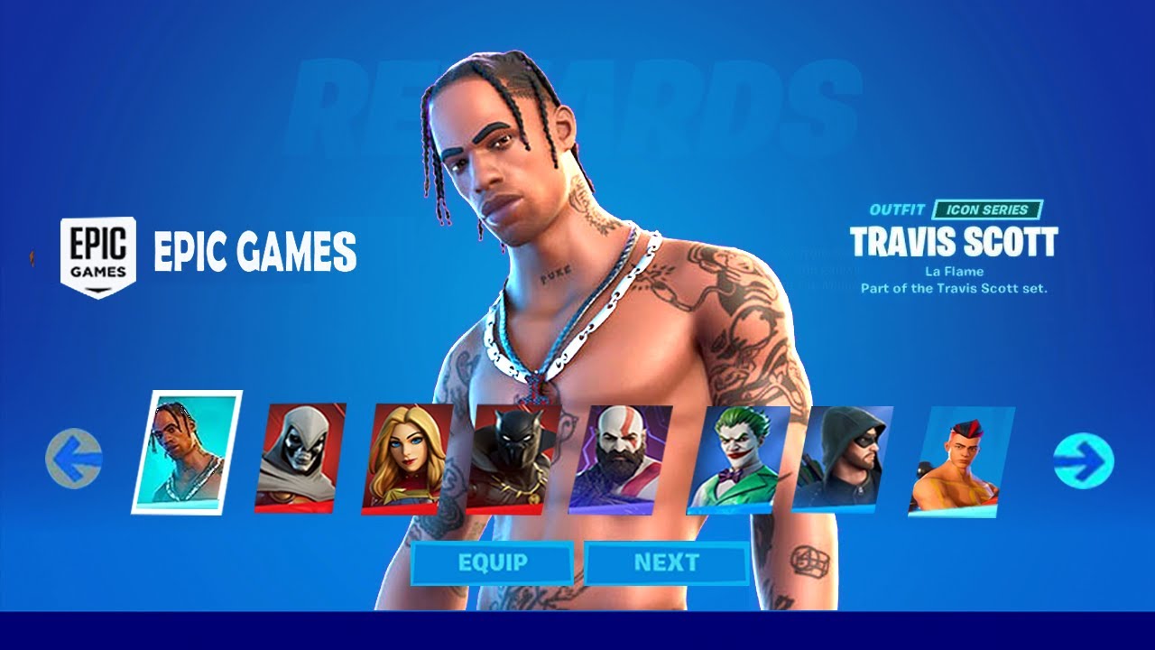 Full Travis Scott Set : r/FortNiteBR