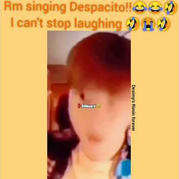 Rm Singing Despacito !!πππ€£π€£Watch till end .. I can't stop laughingππ€£