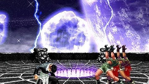 [KOF Mugen] Final Iori Yagami vs 2 (Orochi Leona)s