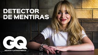 Sabrina Carpenter toma una prueba de detector de mentiras|Verdad o mentira|GQ México y Latinoamérica