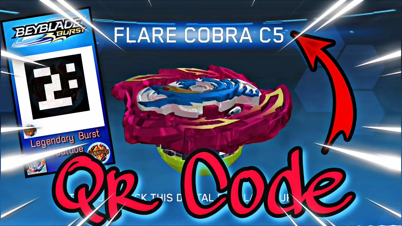 FLARE COBRA C5 QR CODE TRIUMPH DRAGON D5 QR CODE BEYBLADE BURST