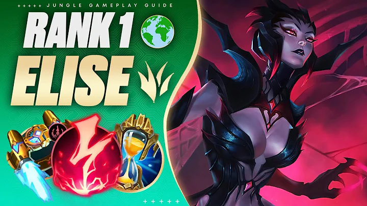 Rank 1 ELISE JUNGLE Uses POWER PATHING To Win Fast...