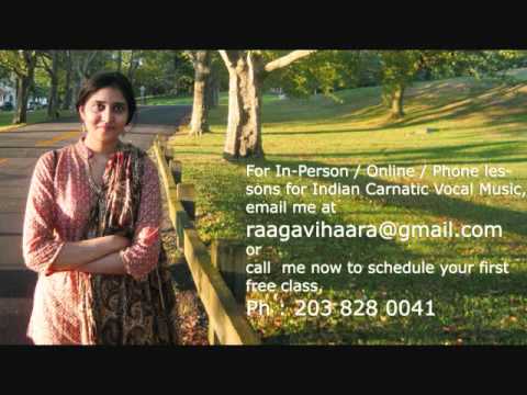 Carnatic Music Lessons - Sarali - 1