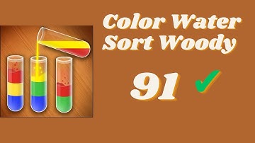 Color Water Sort Woody Puzzle Level 91