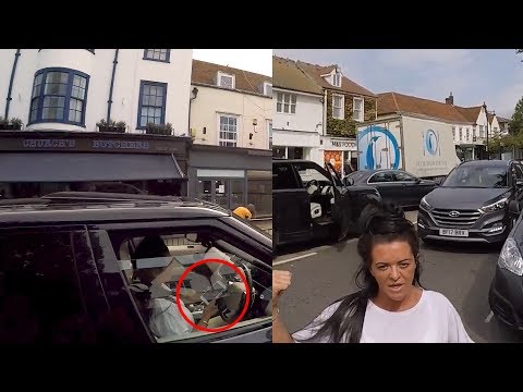Raging Motorist Confronts Cyclist After Being Caught Using a Phone