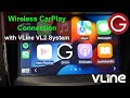 How to pair and connect to wireless apple carplay w grom vline vl2 system for factory car stereo