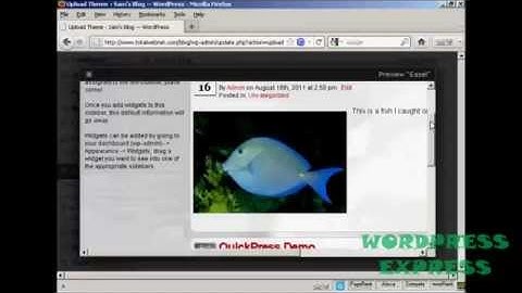 WordPress Tutorial 13: How to Upload and Install Themes Manually