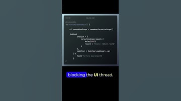 Coroutines in Jetpack Compose #kotlin #android #viral #shorts #trending