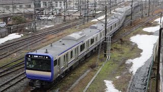 2021.2 信越本線6420M E235系1000代  F -07編成 公式試運転