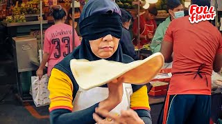 AMAZING Flying PIZZA Lady | THAILAND Street Food | OK PIZZA | Halal pizza