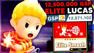 This is what a 12,500,000 GSP Lucas looks like in Elite Smash