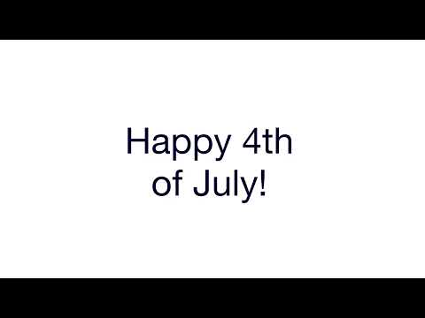 Happy 4th of July 2026!